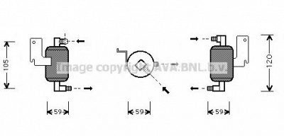 AVA QUALITY COOLING cnd186 -  Осушитель, кондиционер